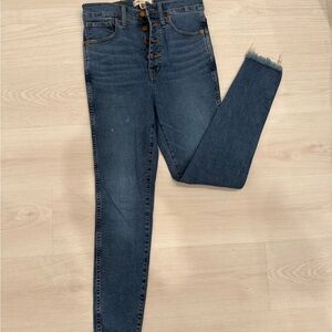 Madewell Dark Blue Skinny Jeans